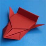 Оригами катер