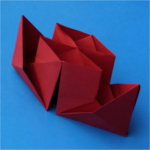 Оригами пароход
