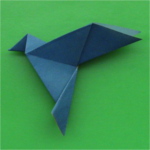 Оригами голубь