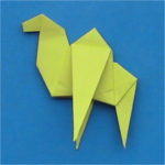 Оригами верблюд