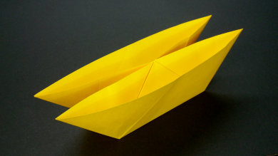 Оригами Катамаран