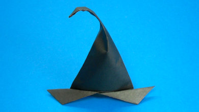 Оригами Шляпа Ведьмы