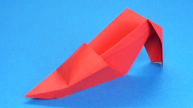 Оригами Туфелька
