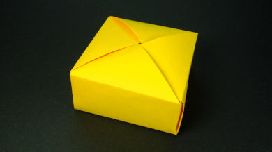 Оригами Коробочка Закрывающаяся