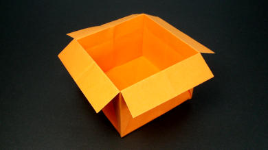 Оригами Квадратная Коробочка