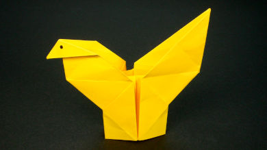 Оригами Петух